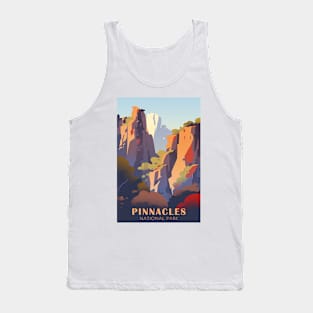 Pinnacles National Park Travel Poster Tank Top